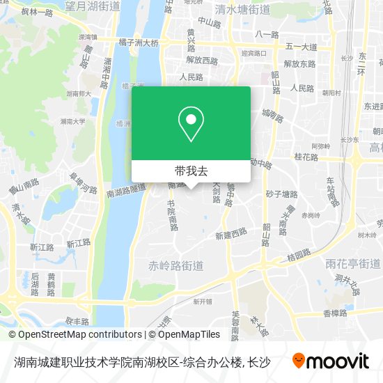 湖南城建职业技术学院南湖校区-综合办公楼地图