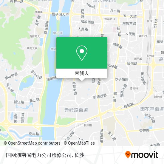 国网湖南省电力公司检修公司地图