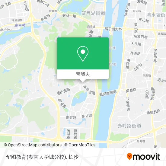 华图教育(湖南大学城分校)地图