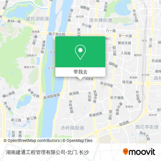 湖南建通工程管理有限公司-北门地图