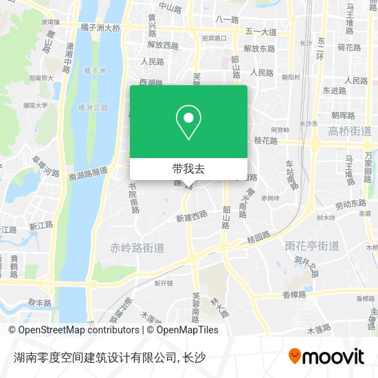 湖南零度空间建筑设计有限公司地图