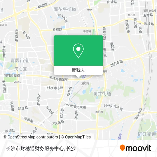 长沙市财穗通财务服务中心地图