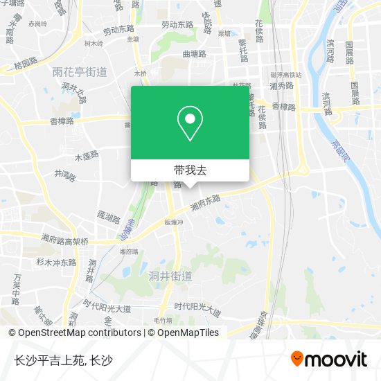 长沙平吉上苑地图