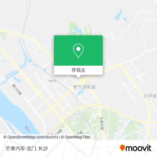 芒果汽车-北门地图
