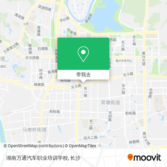 湖南万通汽车职业培训学校地图
