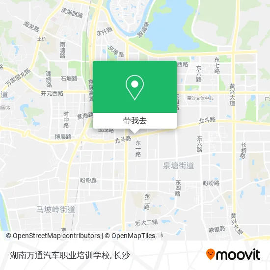 湖南万通汽车职业培训学校地图