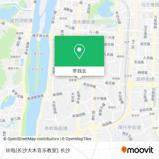 街电(长沙大木音乐教室)地图