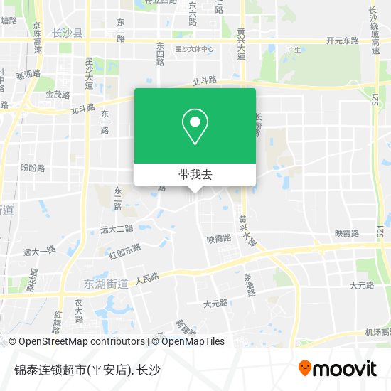 锦泰连锁超市(平安店)地图