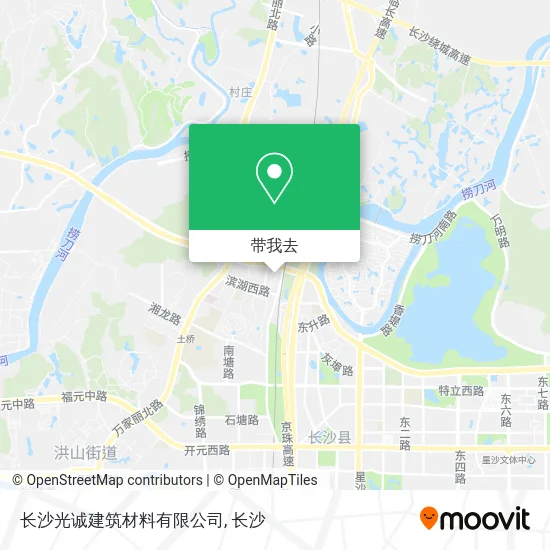 长沙光诚建筑材料有限公司地图
