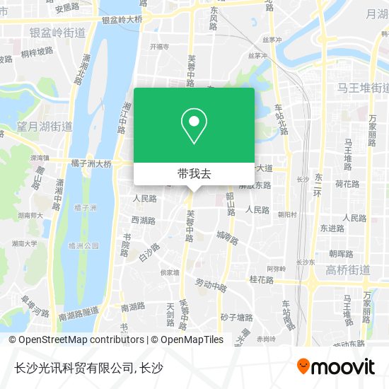 长沙光讯科贸有限公司地图