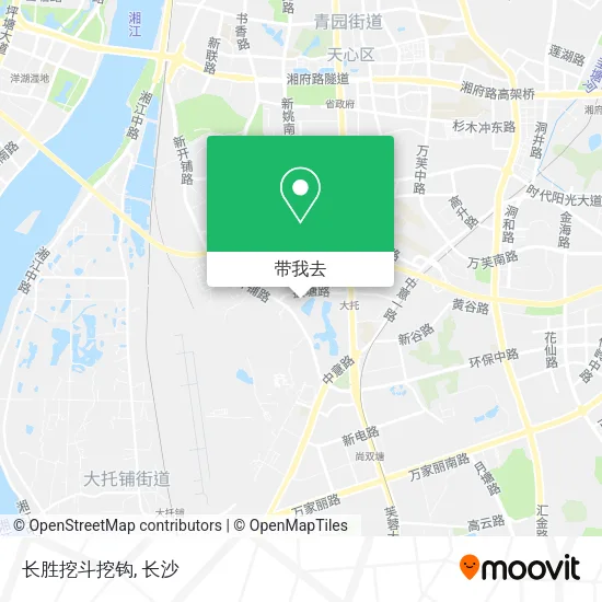 长胜挖斗挖钩地图