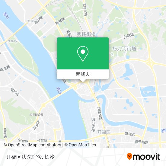 开福区法院宿舍地图