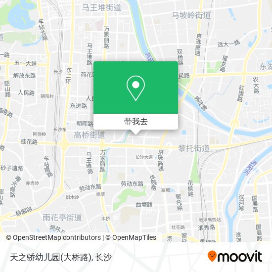天之骄幼儿园(大桥路)地图