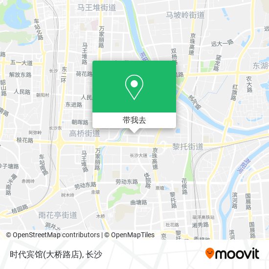 时代宾馆(大桥路店)地图