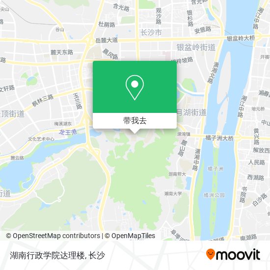 湖南行政学院达理楼地图