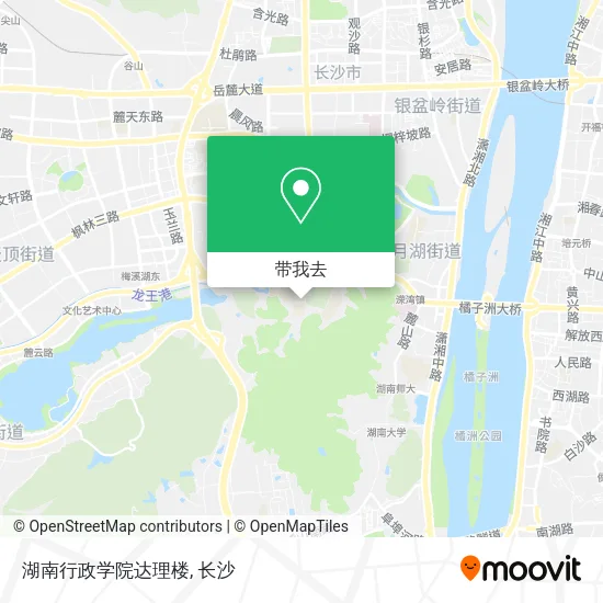 湖南行政学院达理楼地图