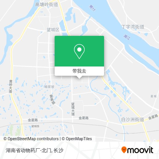 湖南省动物药厂-北门地图