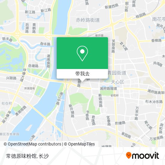 常德原味粉馆地图