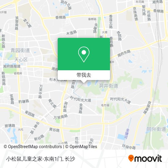 小松鼠儿童之家-东南1门地图