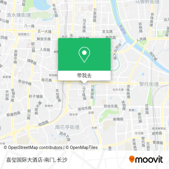 嘉玺国际大酒店-南门地图