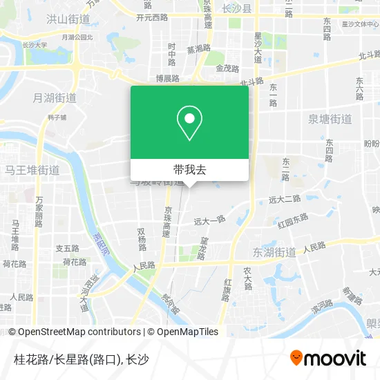 桂花路/长星路(路口)地图
