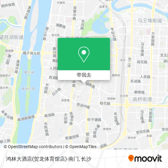 鸿林大酒店(贺龙体育馆店)-南门地图