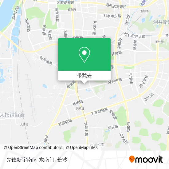 先锋新宇南区-东南门地图