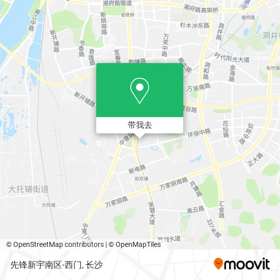 先锋新宇南区-西门地图