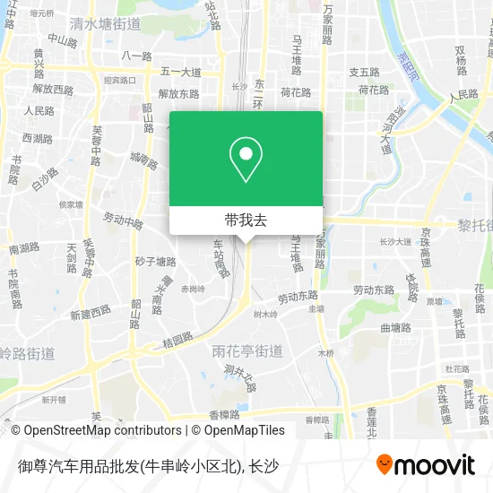 御尊汽车用品批发(牛串岭小区北)地图