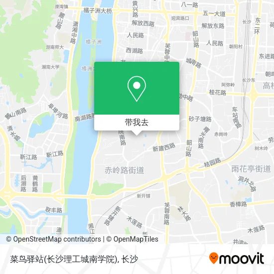 菜鸟驿站(长沙理工城南学院)地图