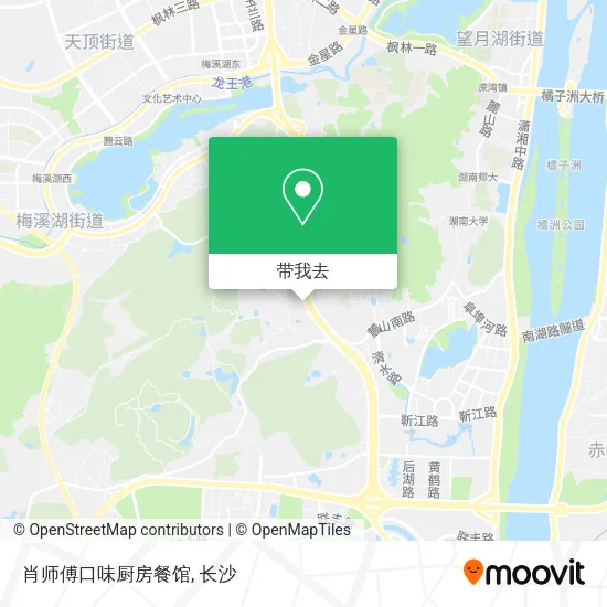 肖师傅口味厨房餐馆地图