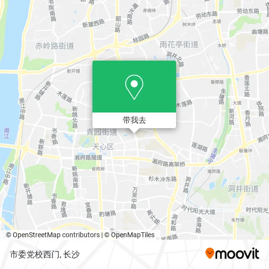 市委党校西门地图