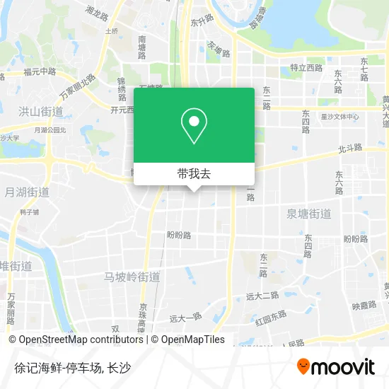 徐记海鲜-停车场地图