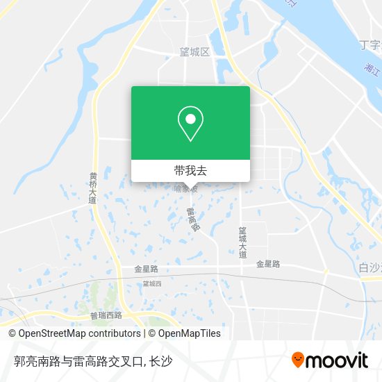 郭亮南路与雷高路交叉口地图