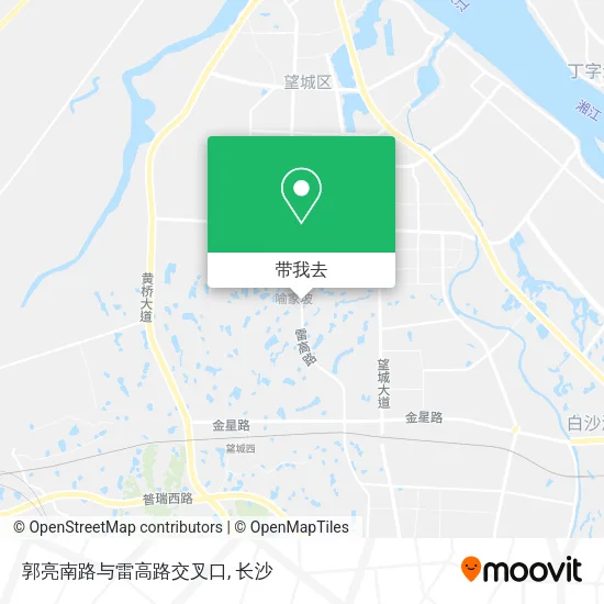 郭亮南路与雷高路交叉口地图