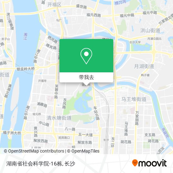 湖南省社会科学院-16栋地图