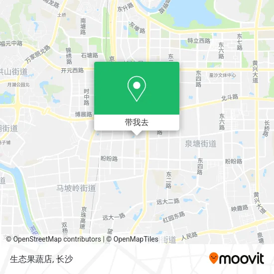 生态果蔬店地图