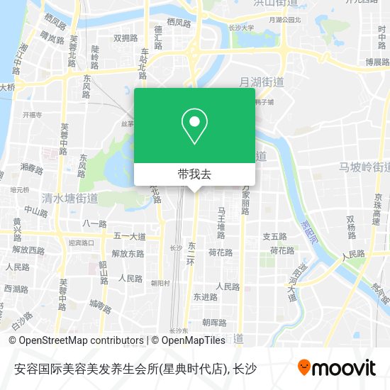 安容国际美容美发养生会所(星典时代店)地图