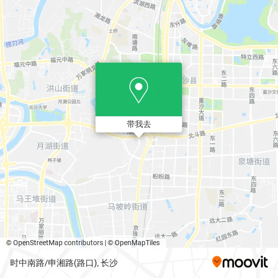 时中南路/申湘路(路口)地图