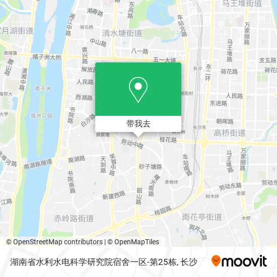 湖南省水利水电科学研究院宿舍一区-第25栋地图
