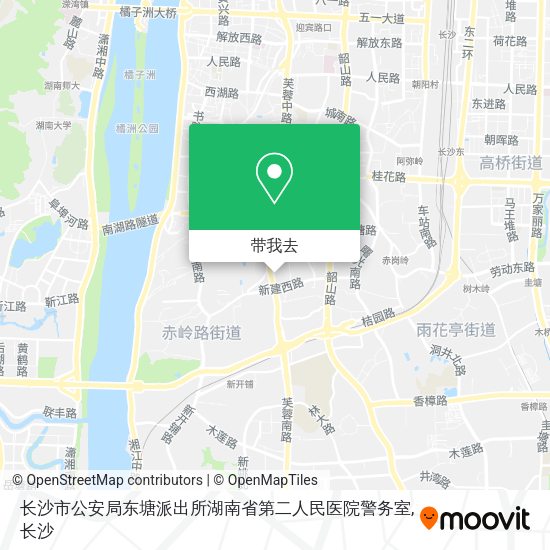 长沙市公安局东塘派出所湖南省第二人民医院警务室地图