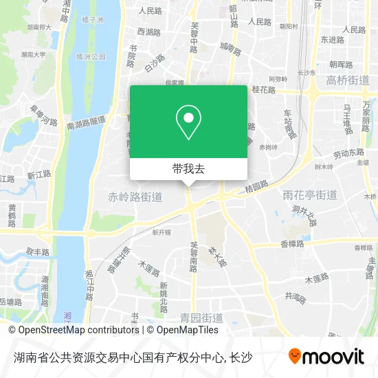 湖南省公共资源交易中心国有产权分中心地图