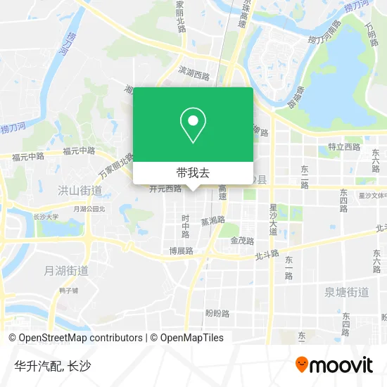 华升汽配地图