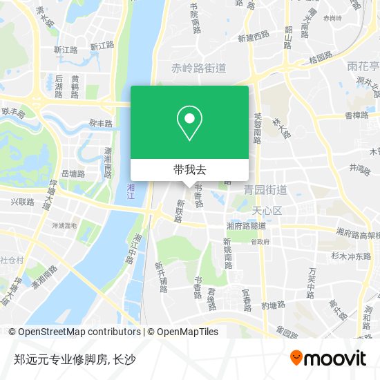郑远元专业修脚房地图
