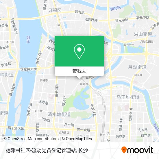 德雅村社区-流动党员登记管理站地图