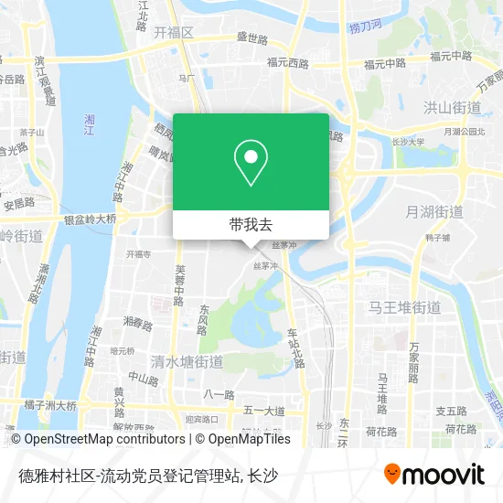 德雅村社区-流动党员登记管理站地图