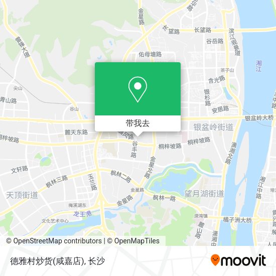德雅村炒货(咸嘉店)地图