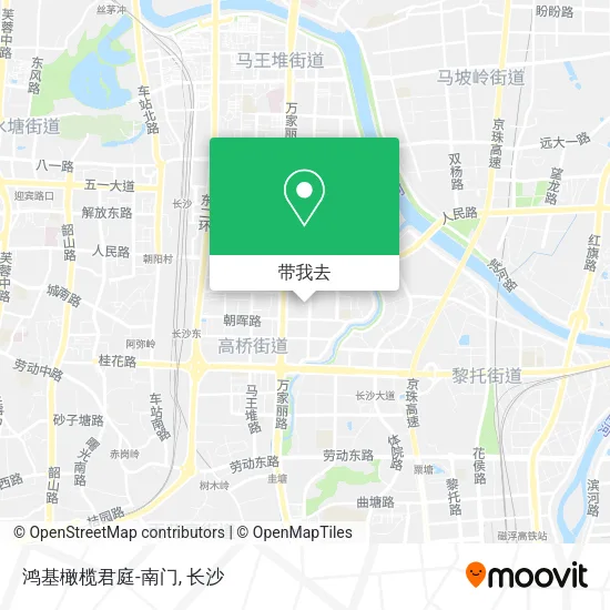 鸿基橄榄君庭-南门地图