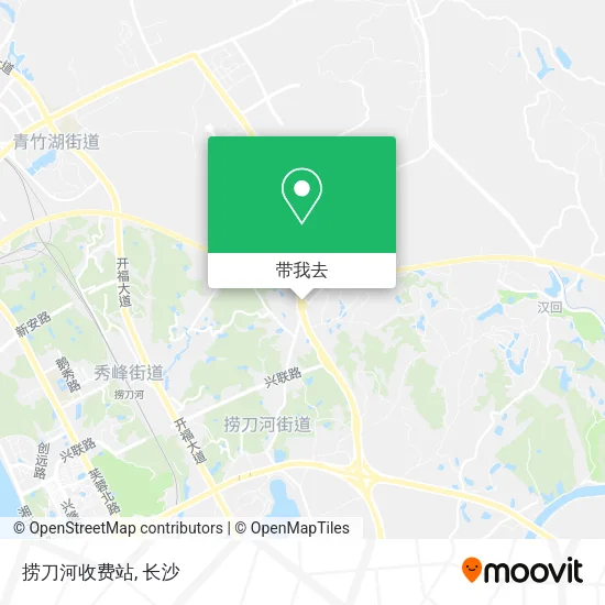 捞刀河收费站地图