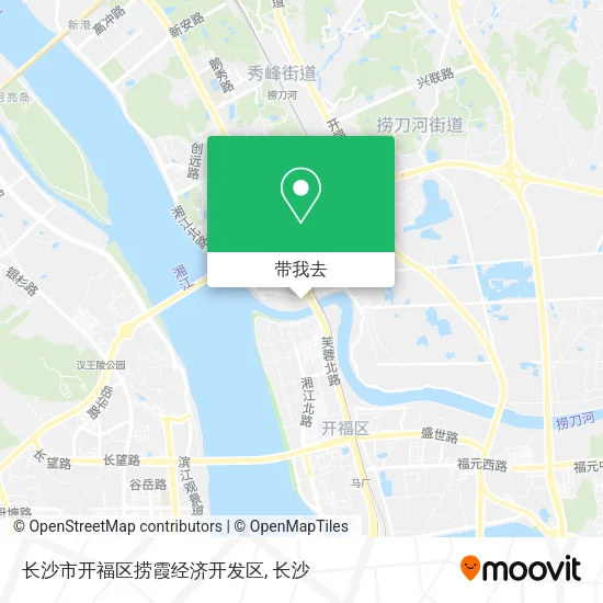 长沙市开福区捞霞经济开发区地图